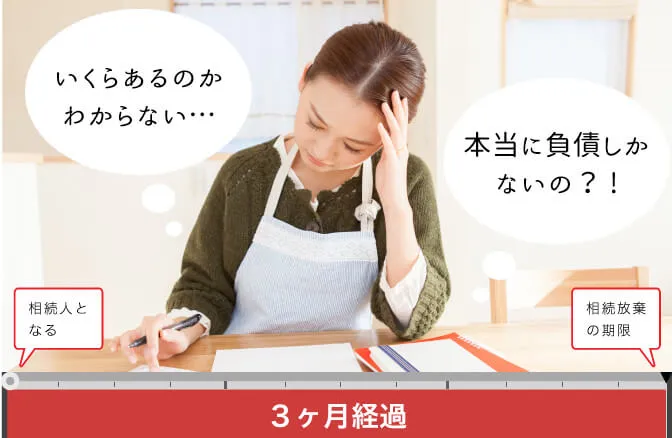 いくらあるのかわからない。本当に負債しかないの？！