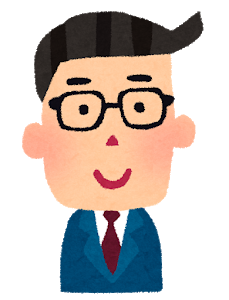 メガネをかけた男性のイメージ